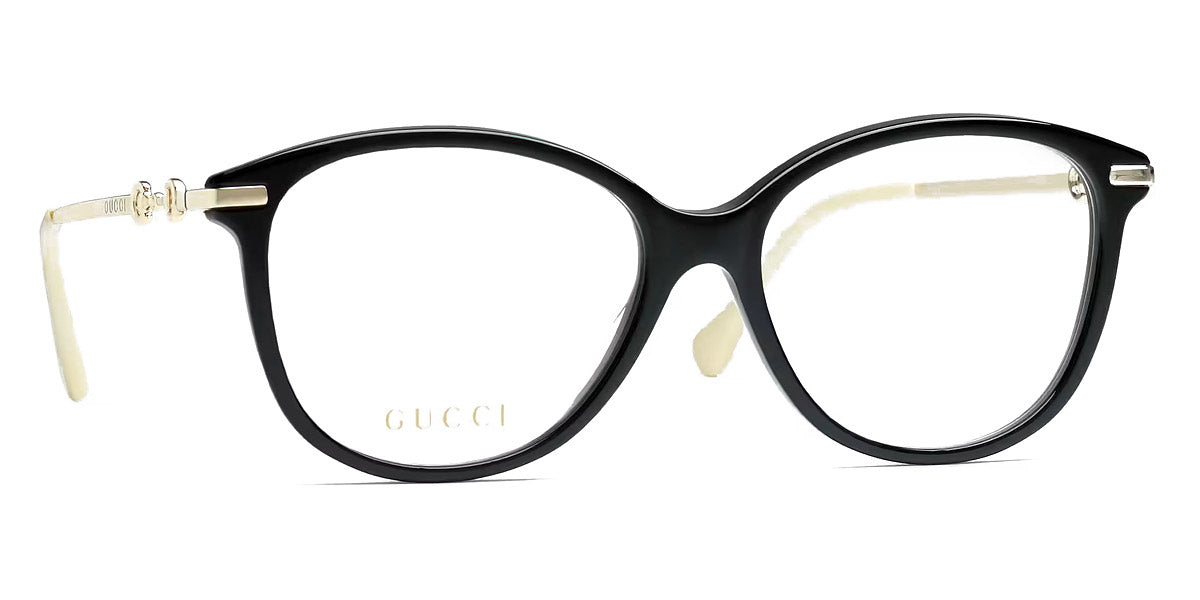 Gucci® GG0967O GUC GG0967O 001 53 - Black/Gold Eyeglasses