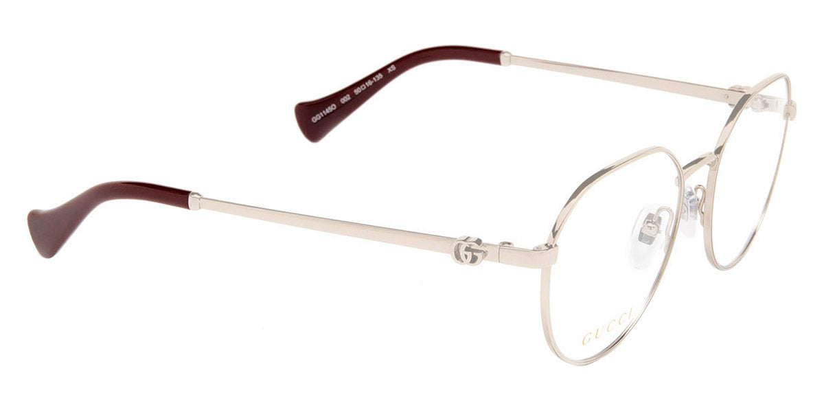 Gucci® GG1145O GUC GG1145O 002 50 - Silver Eyeglasses