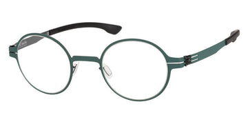 Ic! Berlin® Wilhelm Spruce Green-Gun-Metal 45 Eyeglasses