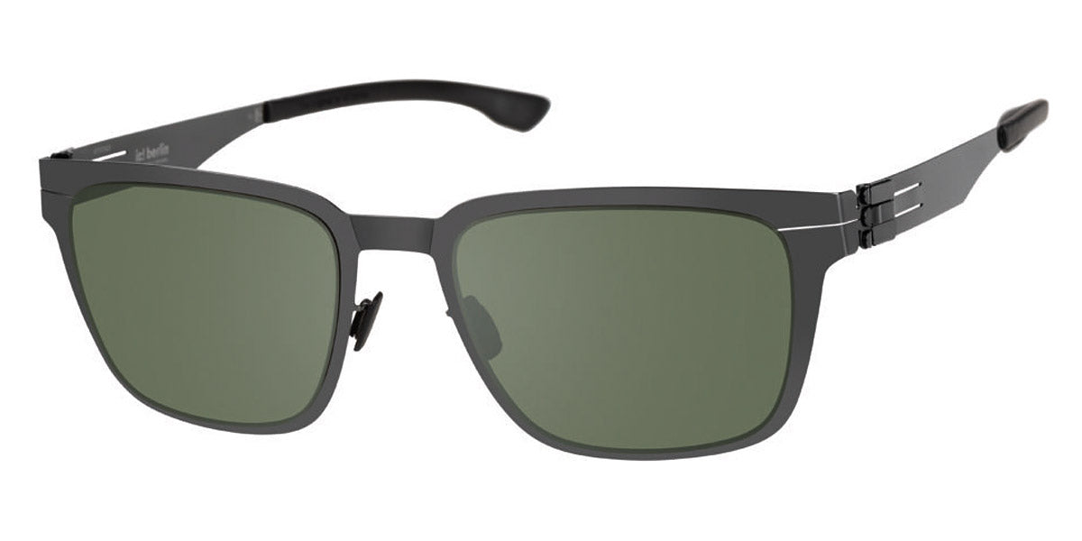 Ic! Berlin® Tanner Gun-Metal 57 Sunglasses