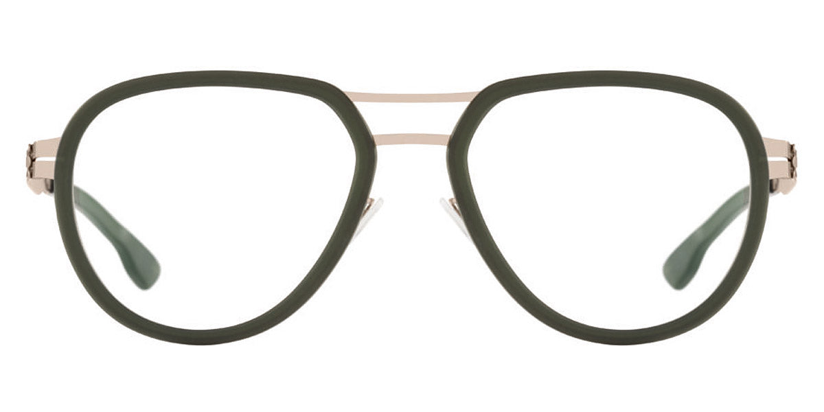 Ic! Berlin® Elliot Bronze-Waldmeister-Matt 56 Eyeglasses