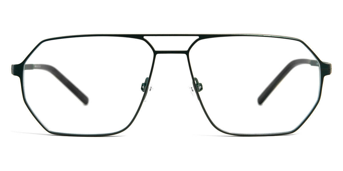 Götti® Janco GOT OP JANCO GRE-AS 58 - Dark Green/Antique Silver Eyeglasses