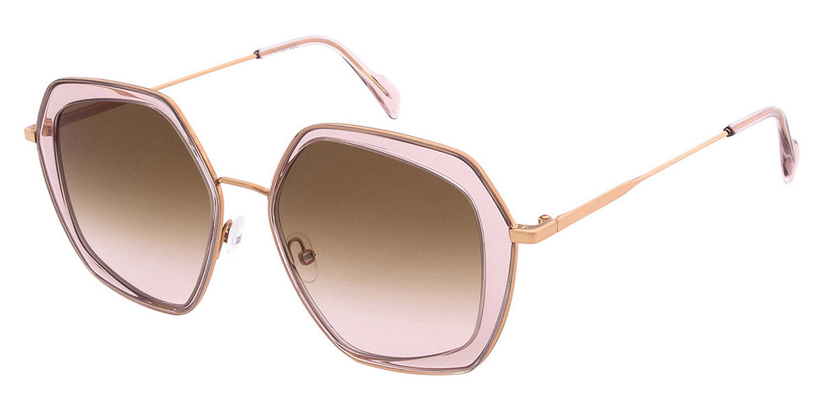 Andy Wolf® Grape Sun ANW Grape Sun 04 54 - Pink/Gold Sunglasses