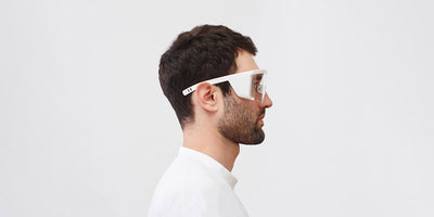 Mykita® GUARD ONE MYK GUARD ONE MC01 Lab White / Anti-fog Clear 151 - MC01 Lab White / Anti-fog Clear Sunglasses