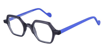 NaoNed® Gwened NAO Gwened 2347 45 - Transparent Graphite / Solid Fluo Electric Blue Eyeglasses