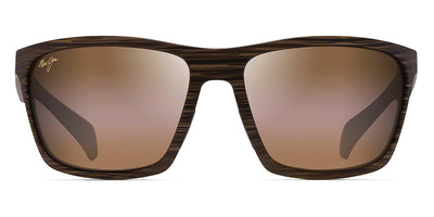 Maui Jim® Makoa H804-25W - Matte Brown Wood Grain / HCL® Bronze Sunglasses