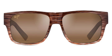 Maui Jim® Keahi H873-10 - Brown Stripe / HCL® Bronze Sunglasses