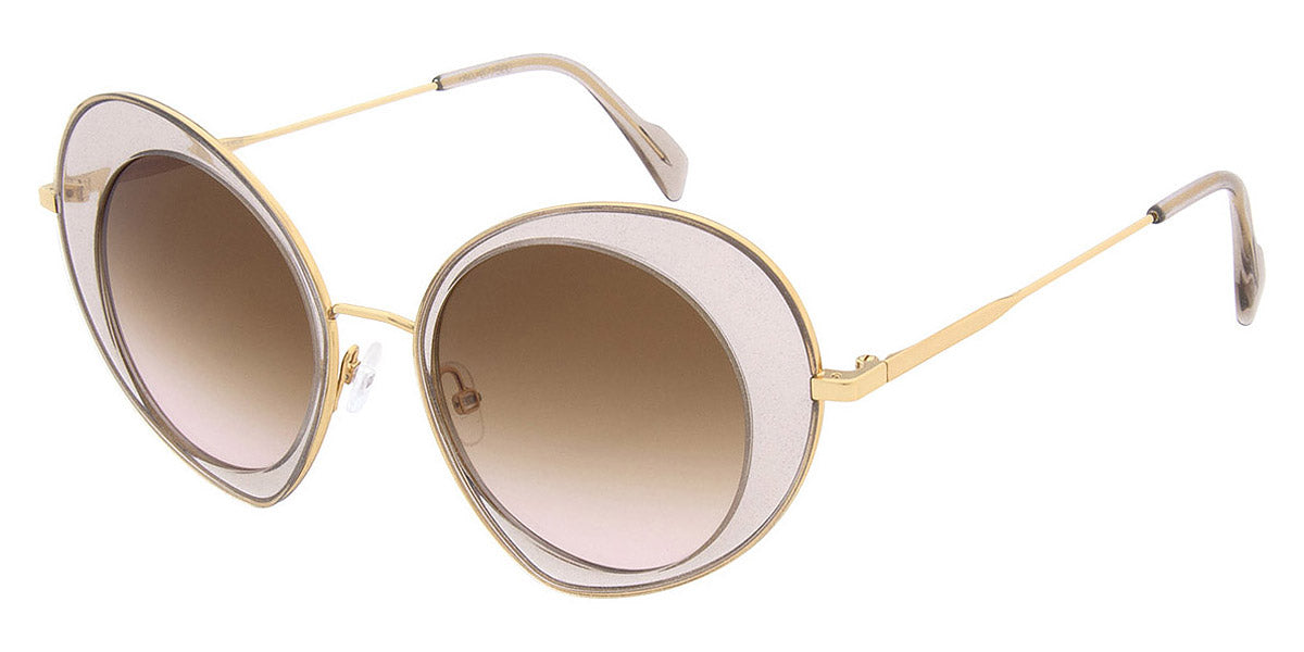 Andy Wolf® Heart Sun ANW Heart Sun 03 50 - Beige/Gold Sunglasses