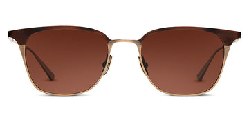 SALT.® HENDERSON SAL HENDERSON CPAG 52 - Copper/Antique Gold/Polarized CR39 Brown Lens Sunglasses