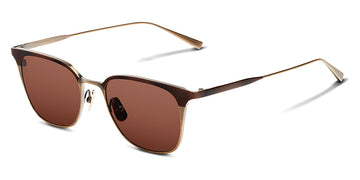 SALT.® HENDERSON SAL HENDERSON CPAG 52 - Copper/Antique Gold/Polarized CR39 Brown Lens Sunglasses