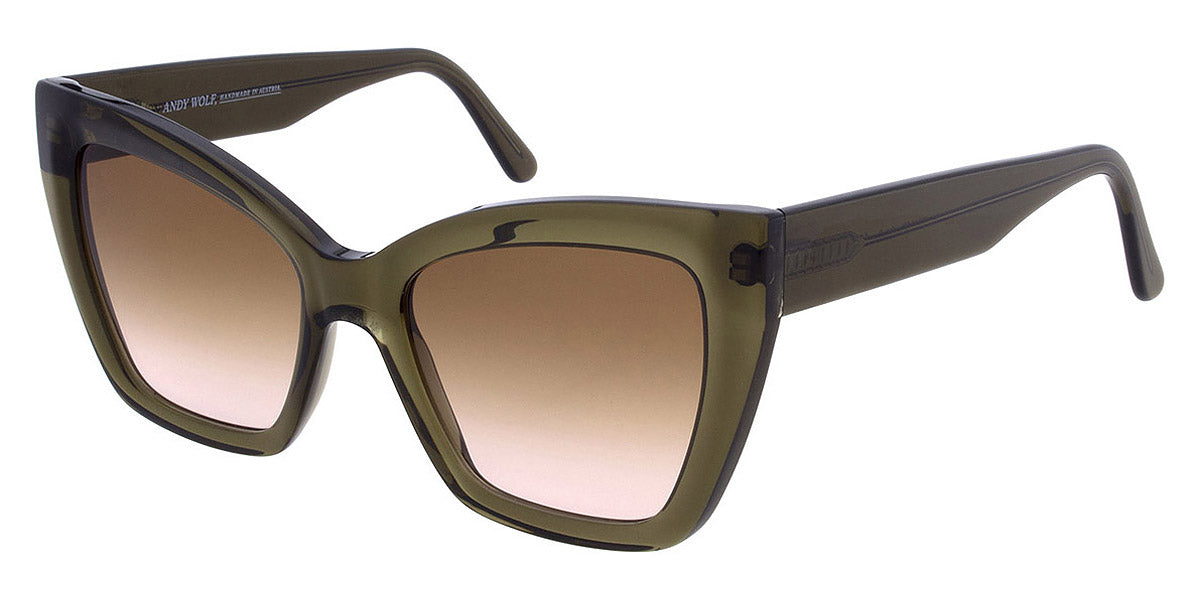 Andy Wolf® Holly Sun ANW Holly Sun 04 54 - Green/Brown Sunglasses