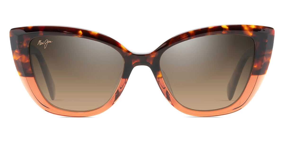 Maui Jim® Blossom HS892-10 - Havana with Peach / HCL® Bronze Sunglasses