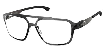 Ic! Berlin® FLX_02 Raw Night Racing Green-Shiny Graphite 55 Eyeglasses