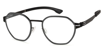 Ic! Berlin® Carbon Black-Gun-Metal 49 Eyeglasses