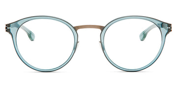 Ic! Berlin® Eric D Graphite-Petroleum 48 Eyeglasses