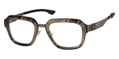 Ic! Berlin® Roger Graphite-Brown-Driftwood 51 Eyeglasses
