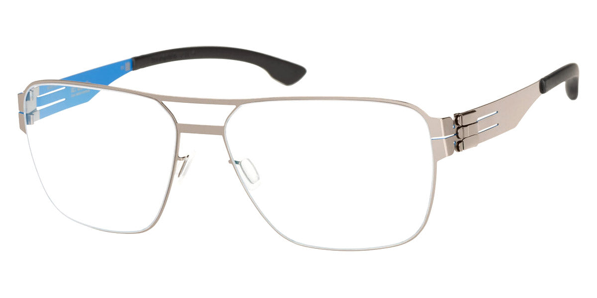 Ic! Berlin® Elias Shiny-Graphite-Ultra-Blue 59 Eyeglasses