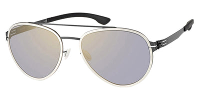 Ic! Berlin® Ferrum Gun-Metal-Pearl 60 Sunglasses