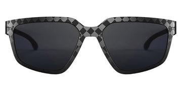 Ic! Berlin® FLX_S02 Raw Night Black Nylon 58 Sunglasses