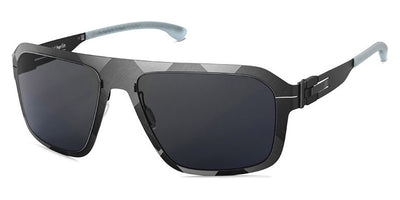 Ic! Berlin® FLX_S03 Raw Night Black Nylon 57 Sunglasses