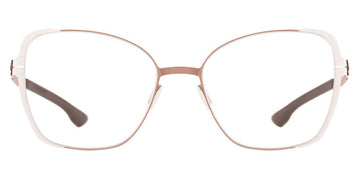 Ic! Berlin® Irine White Sides-Shiny Copper 55 Eyeglasses