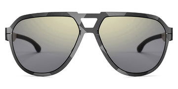 Ic! Berlin® FLX_S04 Raw Night - Quicksilver 61 Sunglasses