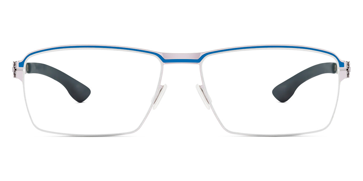 Ic! Berlin® Lars Decor Ultra-Blue-Chrome Inlay 56 Eyeglasses