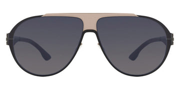 Ic! Berlin® Carson Black Matt-Bronze Mesh 64 Sunglasses