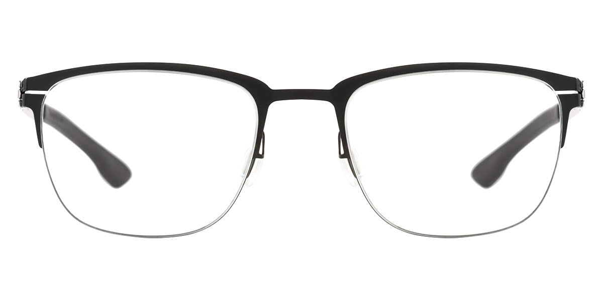 Ic! Berlin® The Lone Wolf Large Black Pearl 53 Eyeglasses