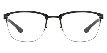 Ic! Berlin® The Lone Wolf Large Black Pearl 53 Eyeglasses