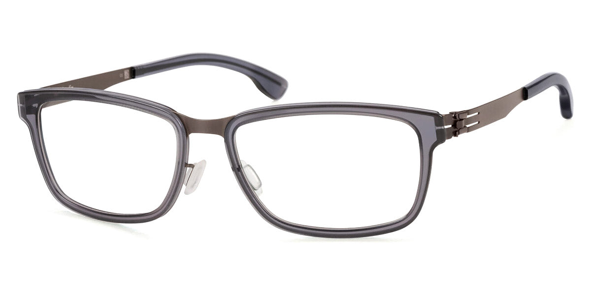 Ic! Berlin® Ellner O Graphite-Blue-Waters 52 Eyeglasses