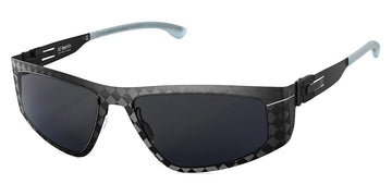 Ic! Berlin® FLX_S01 Median Night Black Nylon 58 Sunglasses