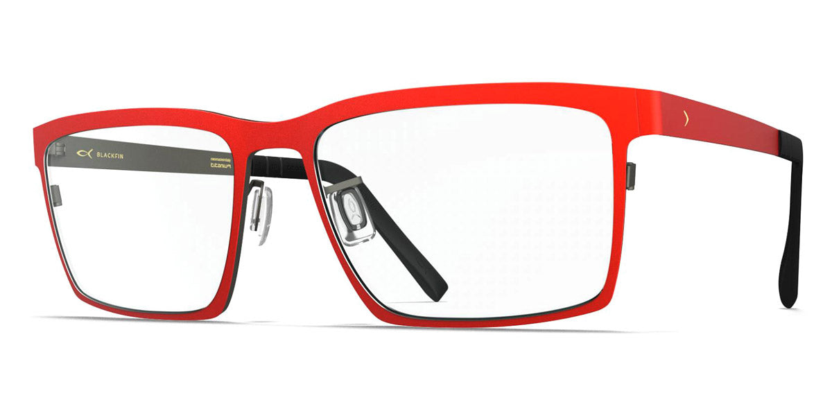 Blackfin® IRVINE BLF Irvine 1753 56 - SCARLET RED/GUNMETAL GRAY Eyeglasses