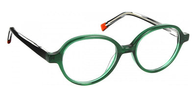 J.F. Rey® Bebop JFR Bebop 4000 43 - 4000 Green/Black/Orange Eyeglasses