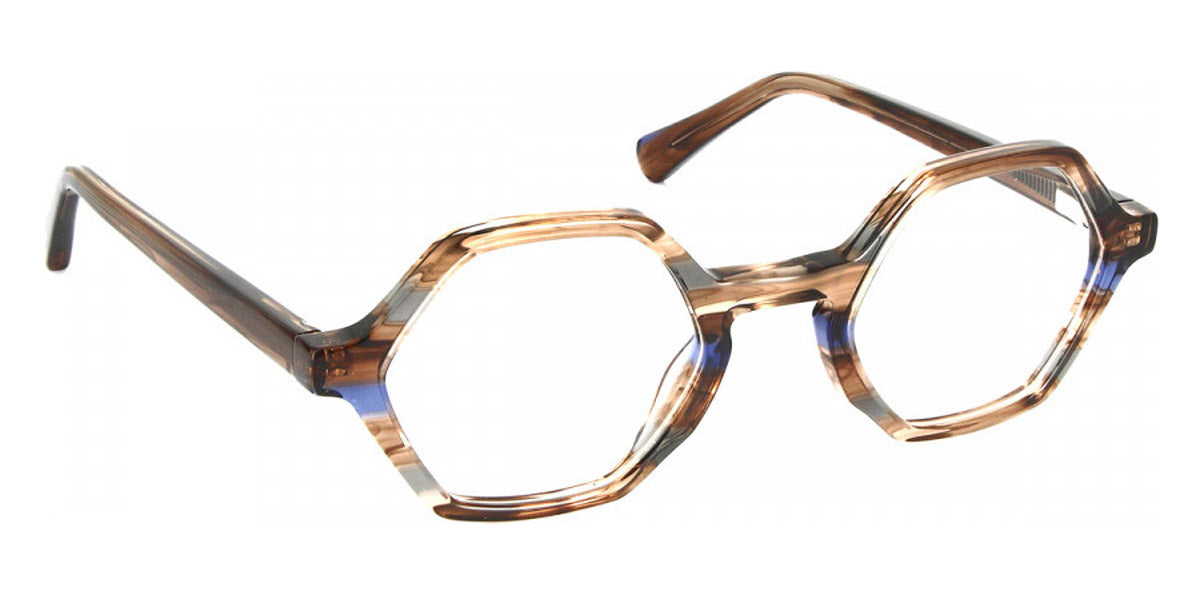 J.F. Rey® Flash JFR Flash 9225 43 - 9225 Demi Brown Blue Eyeglasses