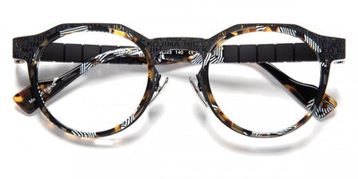 J.F. Rey® HKXJF04 JFR HKXJF04 0098 48 - 0098 Black/Patchwork Eyeglasses