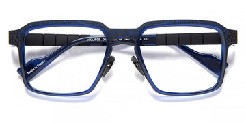 J.F. Rey® HKXJF05 JFR HKXJF05 0029 53 - 0029 Black/Blue Eyeglasses