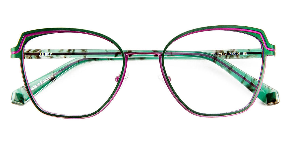 J.F. Rey® JF3006 JFR JF3006 4575 52 - 4575 Green/Purple Eyeglasses