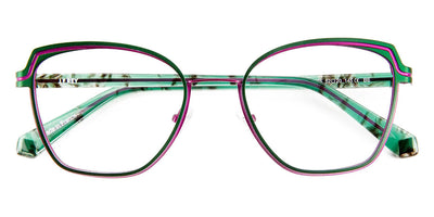 J.F. Rey® JF3006 JFR JF3006 4575 52 - 4575 Green/Purple Eyeglasses