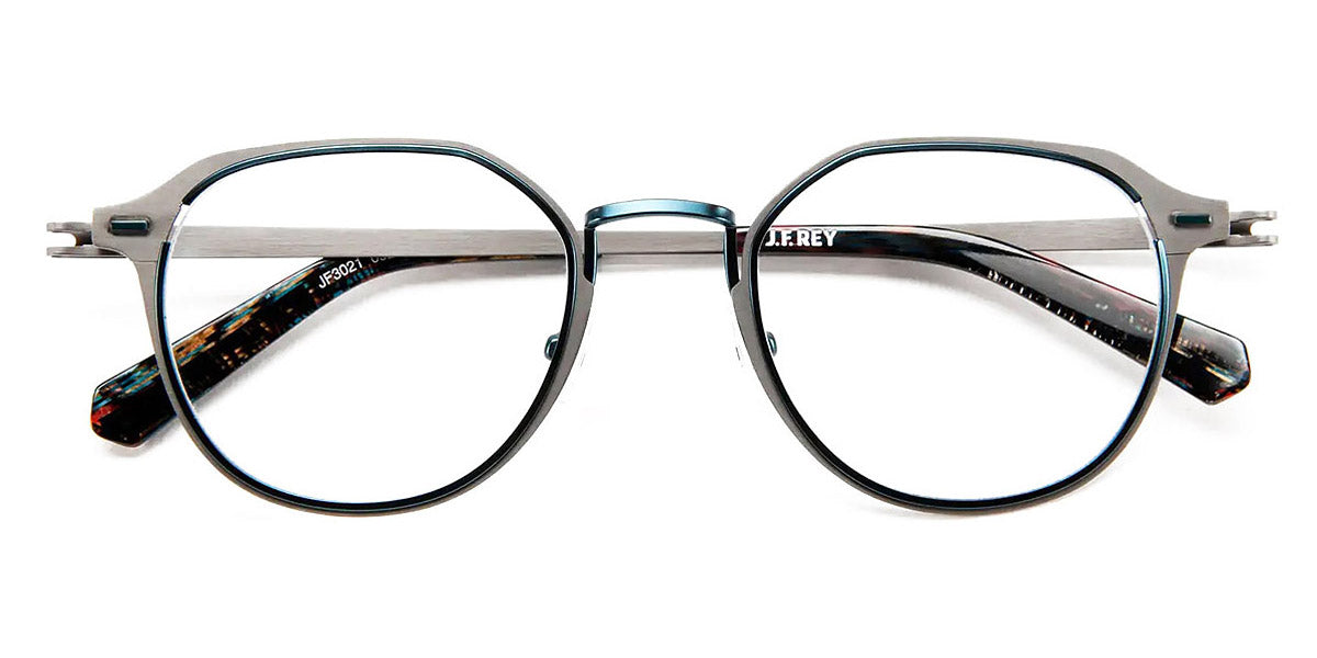 J.F. Rey® JF3021 JFR JF3021 0928 50 - 0928 Gray/Blue Turquoise Eyeglasses