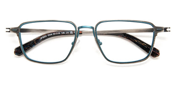 J.F. Rey® JF3023 JFR JF3023 0028 53 - 0028 Brushed Black/Turquoise Eyeglasses