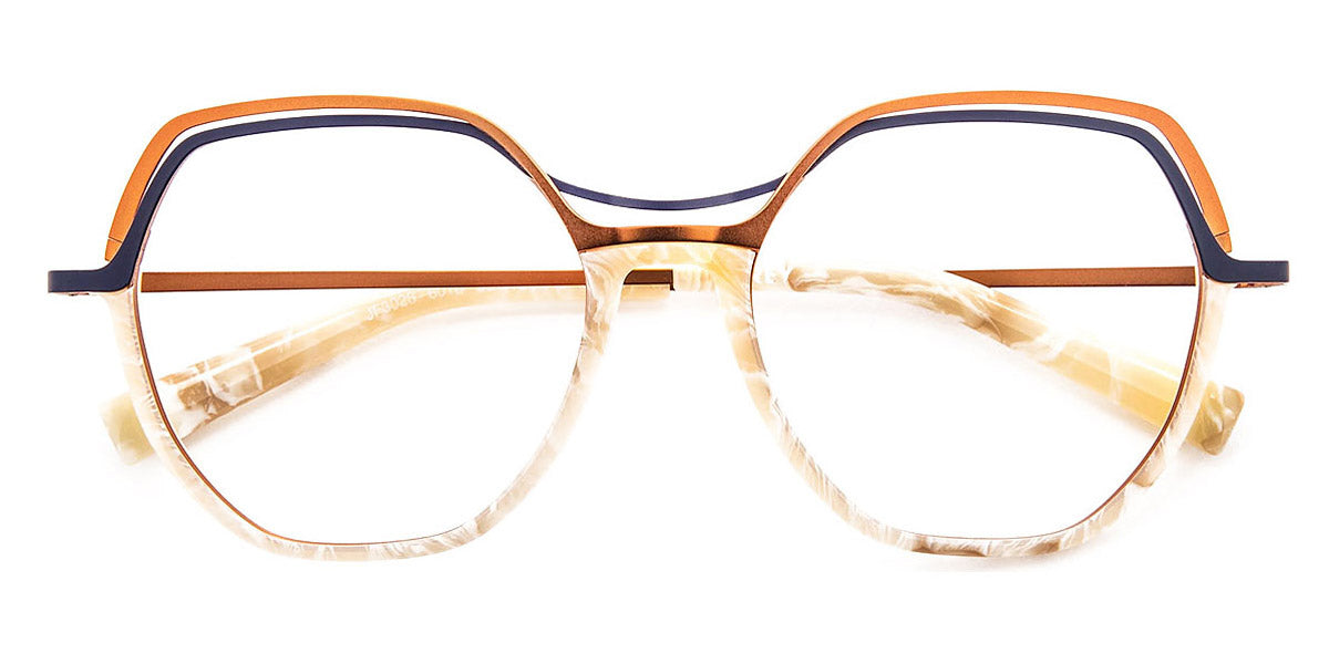 J.F. Rey® JF3026 JFR JF3026 6010 53 - 6010 Bone/Orange/Navy Eyeglasses