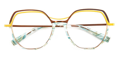 J.F. Rey® JF3026 JFR JF3026 6044 53 - 6044 Green/Orange/Yellow Eyeglasses