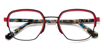 J.F. Rey® JF3030 JFR JF3030 0036 51 - 0036 Black/Burgundy Eyeglasses