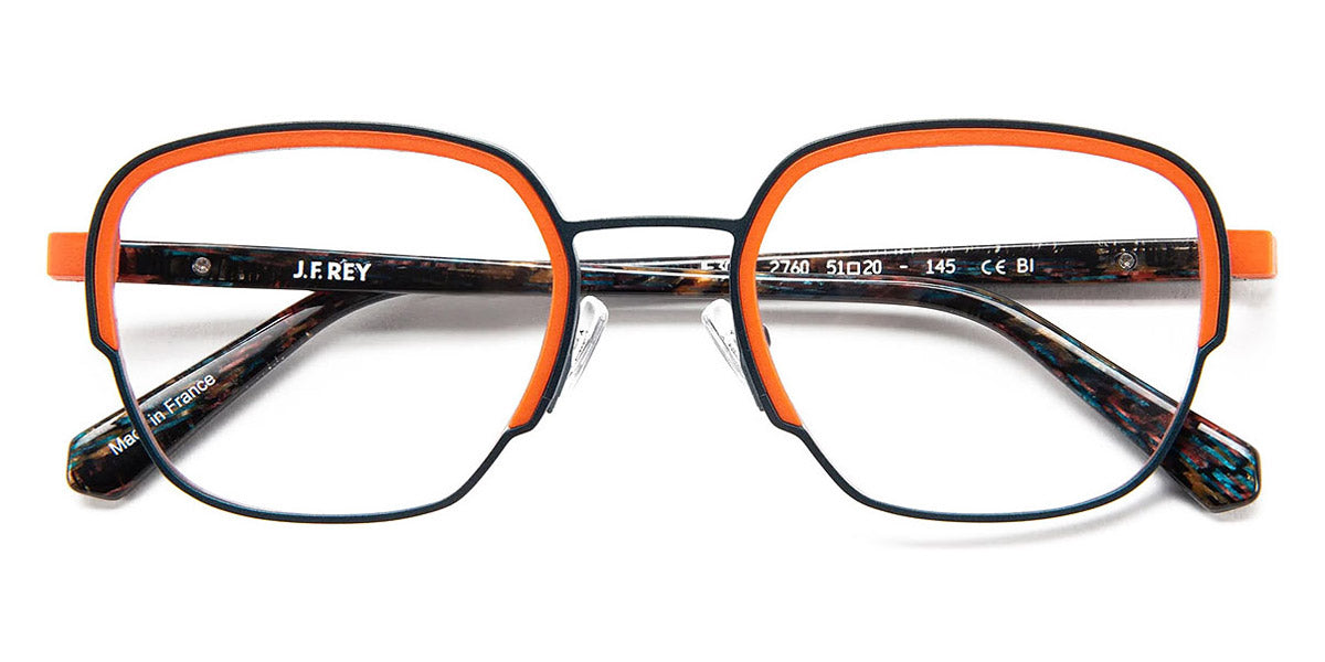 J.F. Rey® JF3030 JFR JF3030 2760 51 - 2760 Blue/Orange Eyeglasses