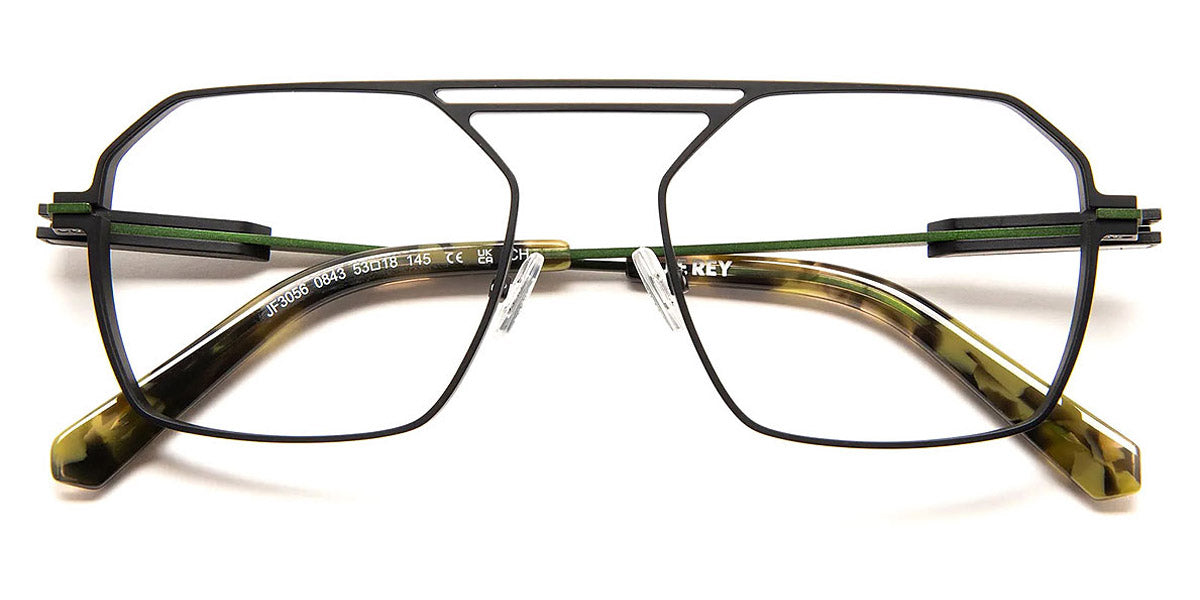 J.F. Rey® JF3056 JFR JF3056 0843 53 - 0843 Black/Green Eyeglasses