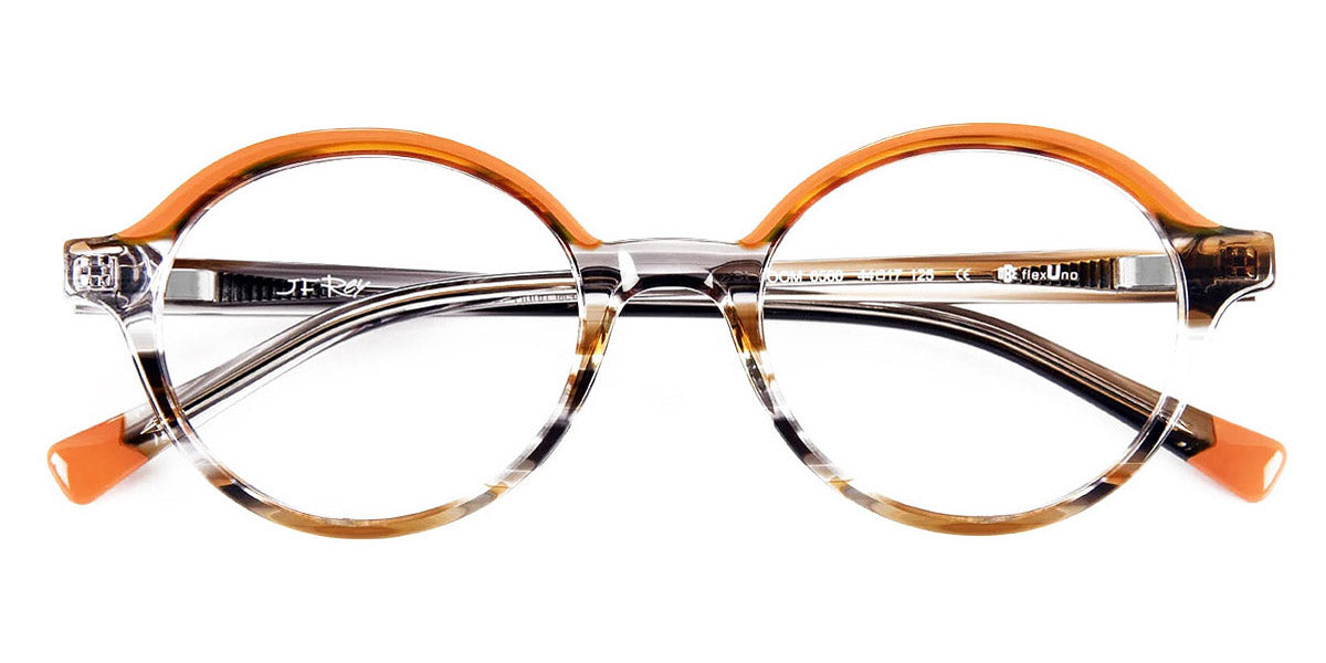 J.F. Rey® Mushroom JFR Mushroom 0560 44 - 0560 Stripes Brown/Orange Eyeglasses