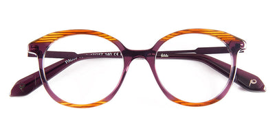 J.F. Rey® PA090 JFR PA090 7090 47 - 7090 Plum/Stripe Brown/Purple Eyeglasses