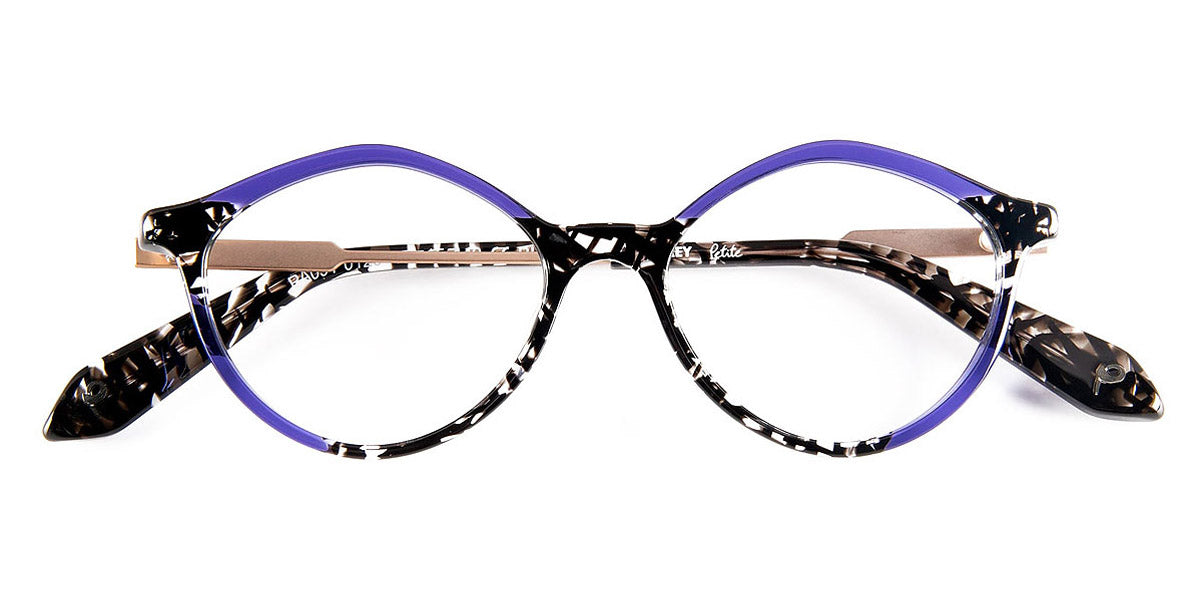 J.F. Rey® PA091 JFR PA091 0120 47 - 0120 Nice Black/Blue/Gold Eyeglasses