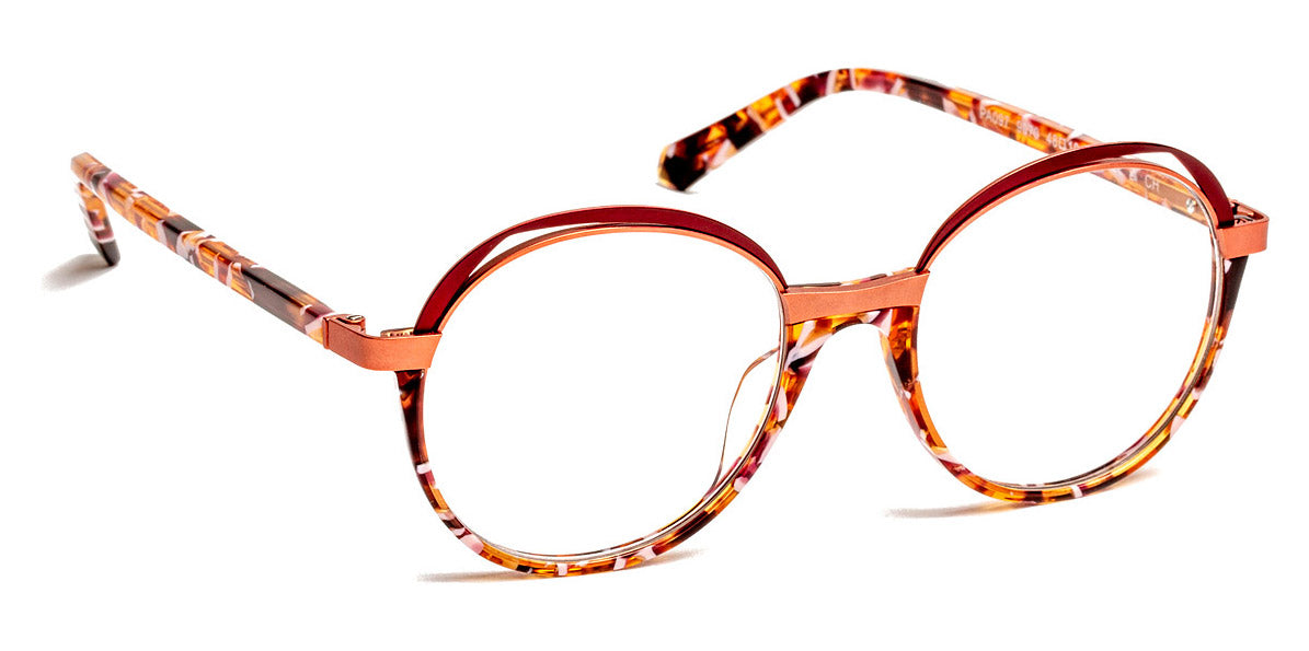 J.F. Rey® PA097 JFR PA097 9070 48 - 9070 Demi/Burgundy Eyeglasses